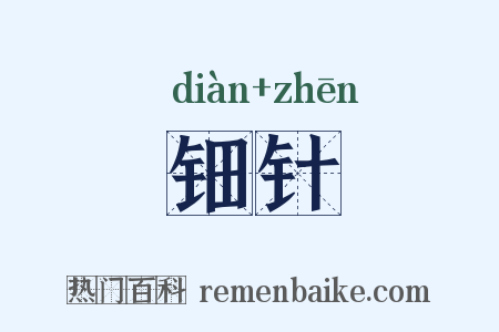 钿针是什么意思的图片